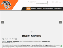 Tablet Screenshot of nardinho.com.br